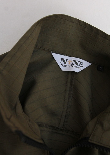 North by North East Rip Stop Pullover Jacket KHAKI (4)