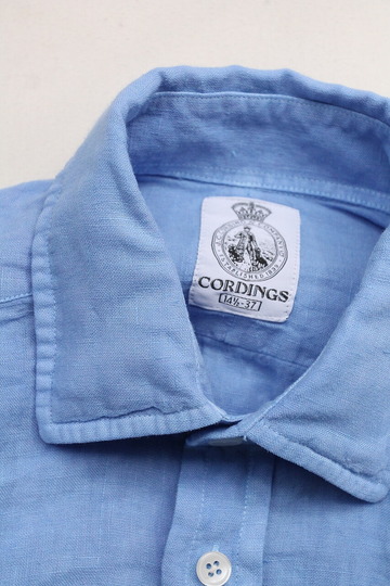 CORDINGS ”VINTAGE Linen Shirt CORNFLOWER” (2)