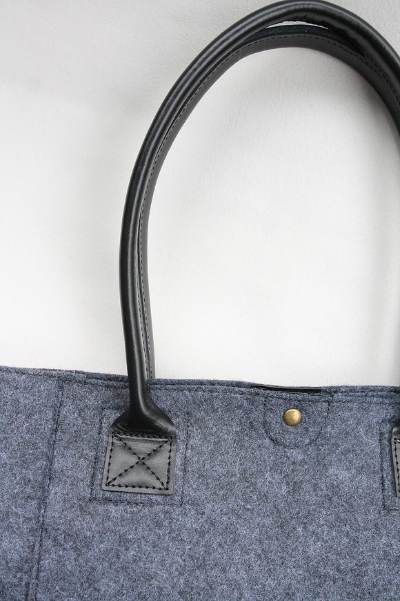 Tweedmill Felt Bag GREY4