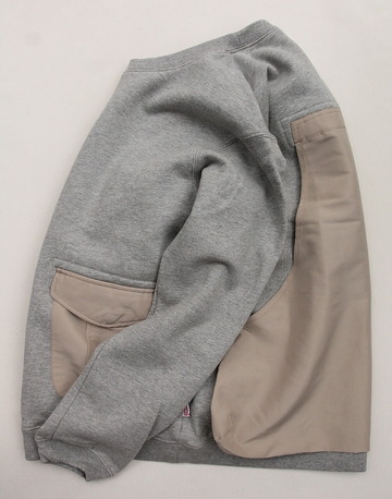 Chums Utility Pocket Crew Top Sweat H GREY (3)