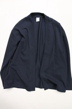 Quotidien Cotton Pique BL Cardigan NAVY