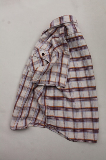 NOUN ”Wok Shirt BEIGE Check” (4)