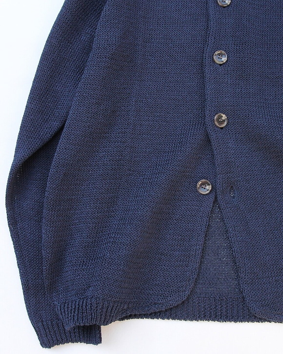 Arbre ”GIMA Cotton Stand Collar Cardigan NAVY”260222 (3)