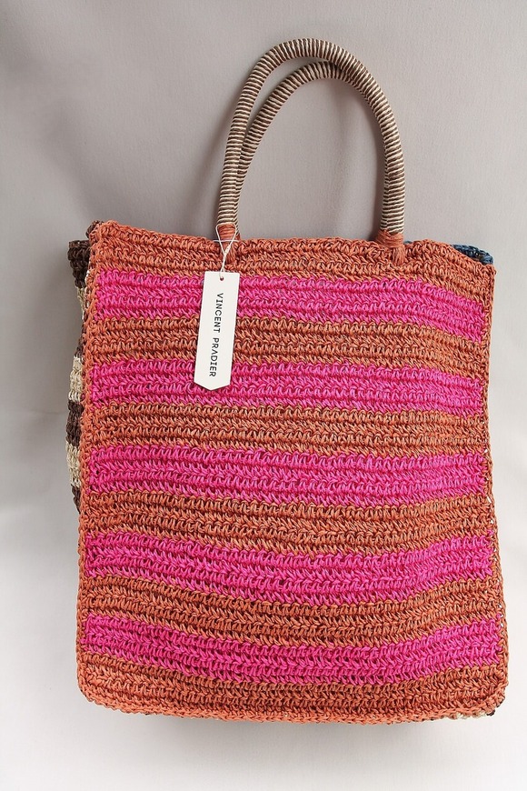 VICENT PRADIER ”Summer Tote ORANGE PINK”240409