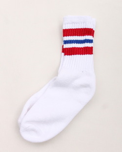 STRIPE Socks ”RED&BLUE”