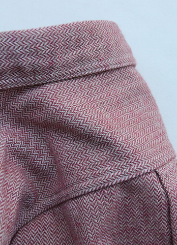 FOB Herringbone Flannel Work Shirt RED (4)