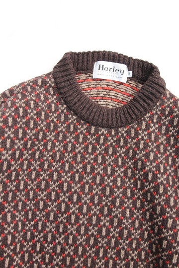 Harley ”Jacquard Crew WNR BROWN”231030 (2)