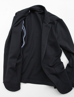ARBRE ”Diamond Jersey Easy Jacket NAVY” (5)