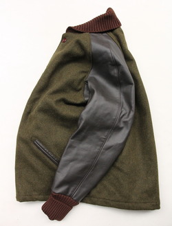 SKOOKUM Sur Coat OLIVE X BROWN (7)