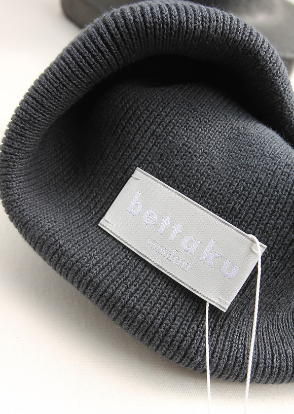 Bettaku ”Roll Watch Cap CHARCOAL”240910 (4)