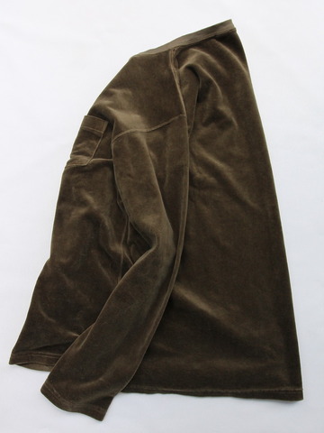 Goodon LS Velour Pocket OLIVE (3)