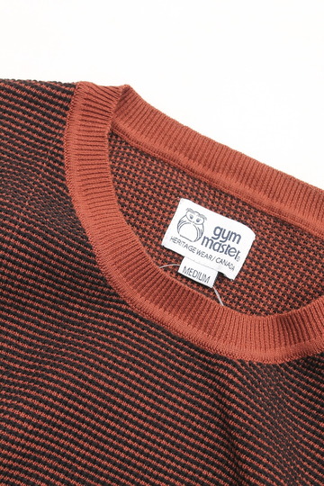 GYMMASTER ”HG Knit Border CN BROWN B”2404018 (2)