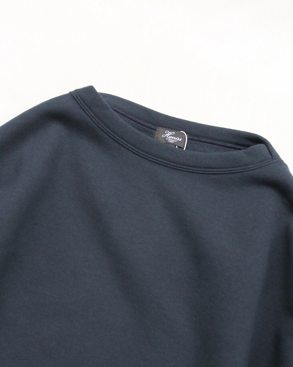 Harriss ”Boat Neck Round HEM NAVY”251016 (2)