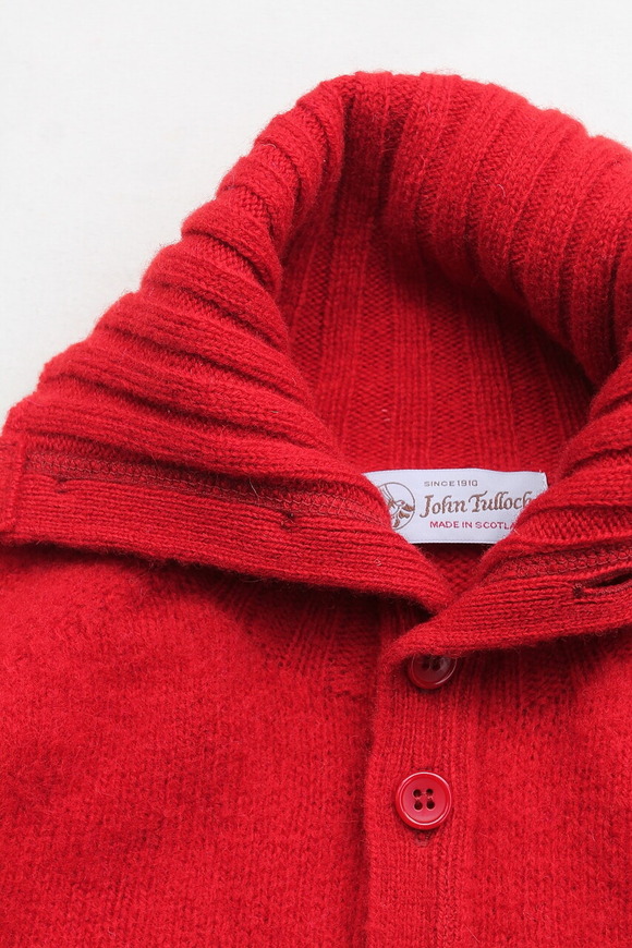 John Tulloch ”Brush Polo Cardigan TUDER” 230109