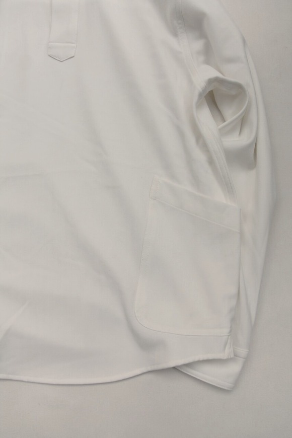 ARBRE ”Flannel Herringbone PO Shirts WHITE”2311293