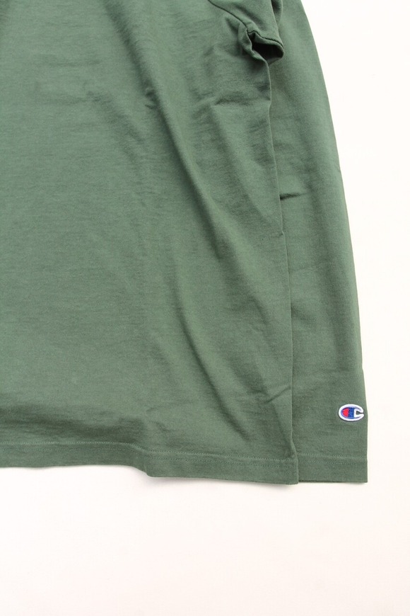 CHAMPION ”T1011 Raglan Long Sleeve Tee MOSS GREEN”2310032