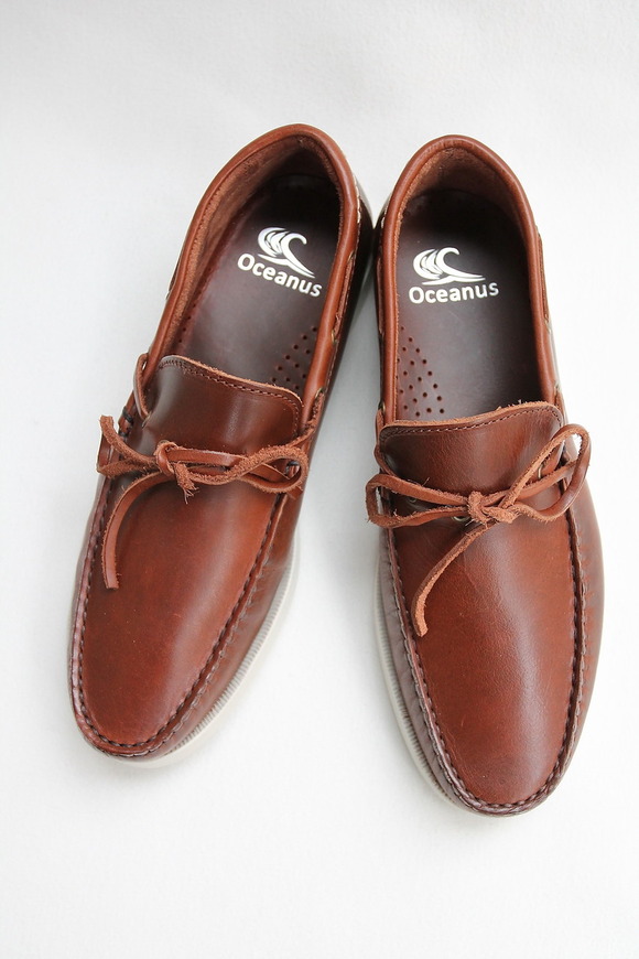 OCEANUS Leather Washed Shoes CAGNAK