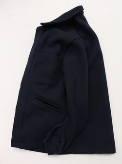 MADE IN ITALY Wool & Cashmere Work Jacket NAVY (5)