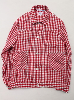 NOUN Summer Stores Gingham RED Check