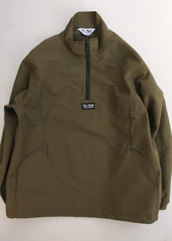 North by North East Rip Stop Pullover Jacket KHAKI