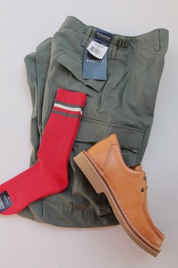 HALISON ”IVY Crewsocks RED”