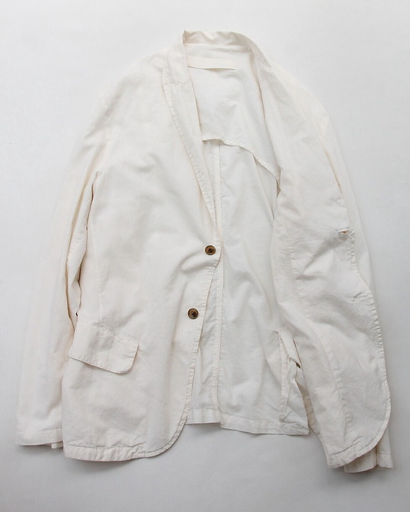 Vasy Lettlement ”Side Vents Tailored Jacket NATURAL”250620 (5)