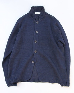 Arbre ”GIMA Cotton Stand Collar Cardigan NAVY”260222