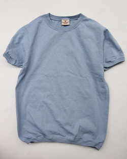 Goodwear Rib Tee SS STEEL BLUE