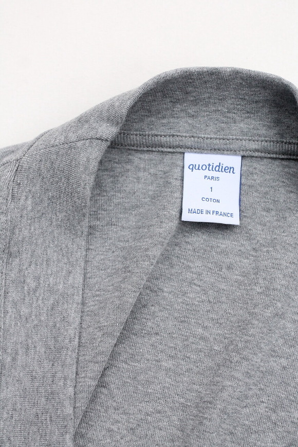 Quotidien ”Cotton Jersey BL Cardigan ASH2