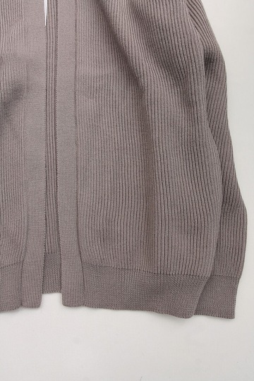 Vincent et Mireille ”8 GG Aze Crew Neck Cardigan ICE GREY” (2)