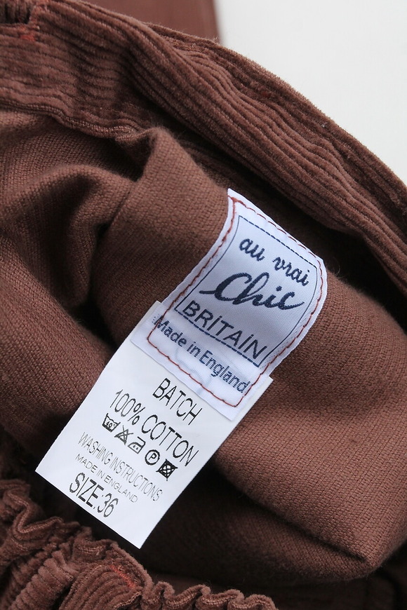 Au Brai Chic BRITAIN ”Corduroy Work Trouser R BROWN”241029 (7)