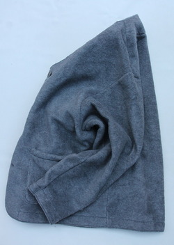 bettaku ”Melton Fleece Cardigan GRAY (4)