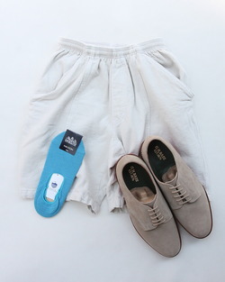 HALISON ”AMERICAN Sea Island Cotton Boat Socks TURQUOISE” (3)