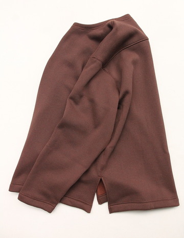 Harriss ”Toscana Cotton Boa Fleece Crew Neck BROWN” (5)
