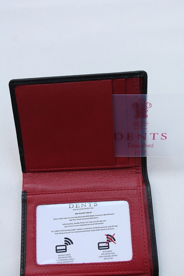 DENTS 5527 Tri Fold BLACK & BERRY (4)