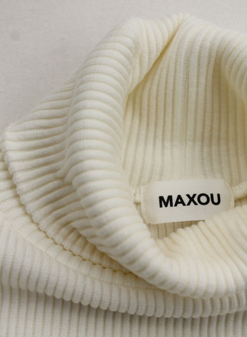 MAXOU ”Lux Worm Rib Turtle ECRU” (2)