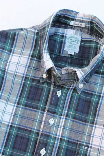 Keaton Chase USA ”Classic Fit PO BD Twill Check GWC”240722 (2)