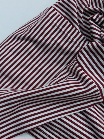 Le ciel de Harriss Border Mock Neck WINE X WHITE (4)