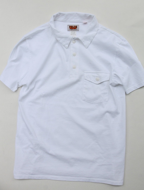 FELCO Pocket Polo WHITE
