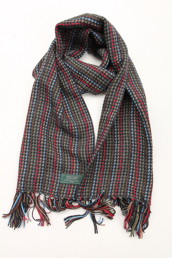 MUCROS WEAVERS ”Alpaca Scarf GRAY” 241018