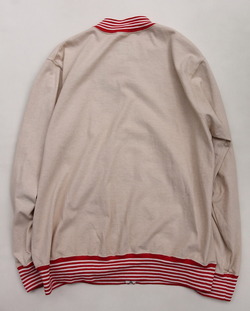 Goodon ”ST Rib Tee Track Jacket CREAM”240402 (5)