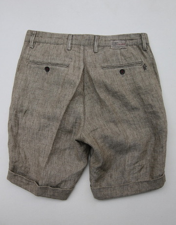 Maison Clochard Mallard Short BROWN (3)