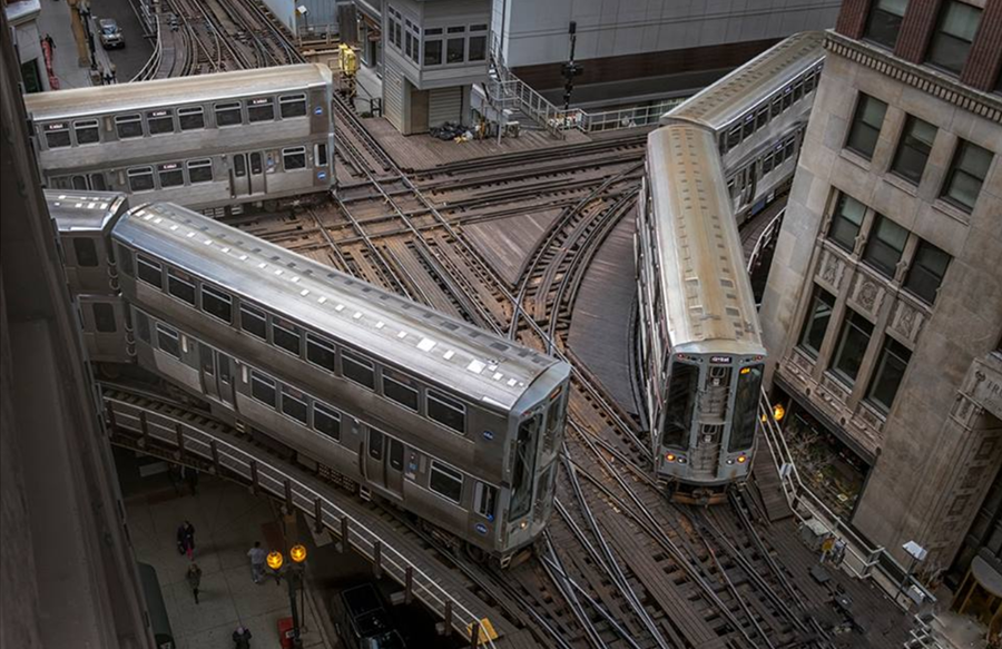 New trains on the Chicago L