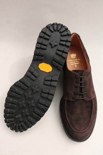 Crown Northampton Apron Shoes DK BROWN (6)