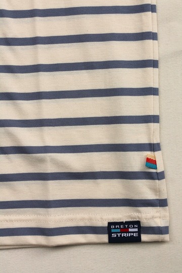 BRETON STRIPE ”A60 Unisex T Shirt JEANS NATURAL” 2302203