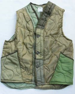 Oddoment ”Quilting Vest OLIVE”241113