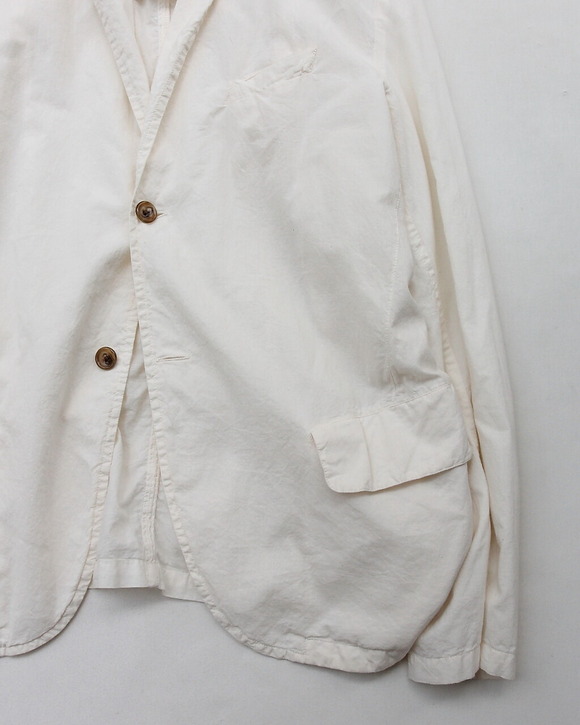 Vasy Lettlement ”Side Vents Tailored Jacket NATURAL”250620 (3)