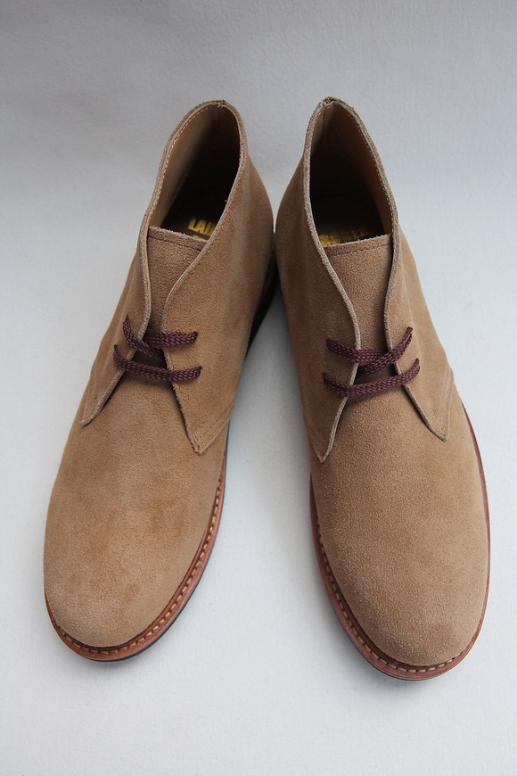 Laborer Shoes Postman Chukka BEIGE Suede