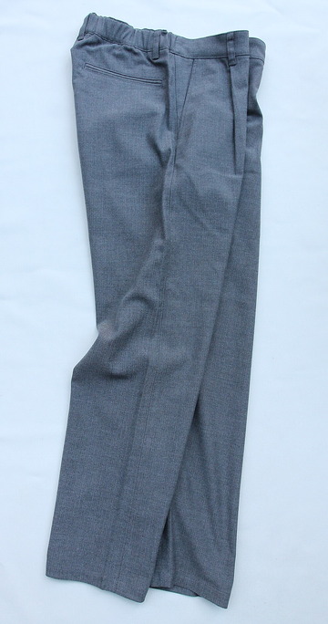 Harriss CARREMAN TR Stretch Heringbone 1P Tapered Pants GREY (6)