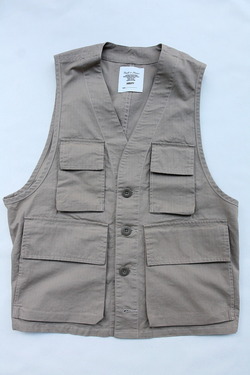 FIDELITY ”Cotton RIP MIL Vest BEIGE”